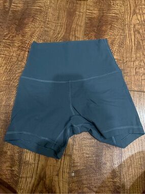 lululemon athletica High-Waist Bike Shorts in Deep Teal - 4 inch